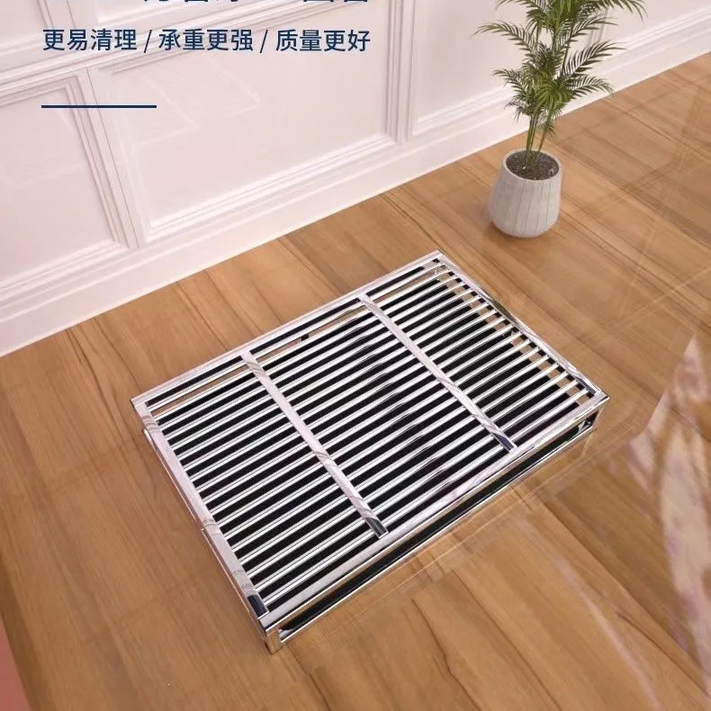 Stainless steel dog toilet anti-stepping shit dog urine flushing automatic defecation