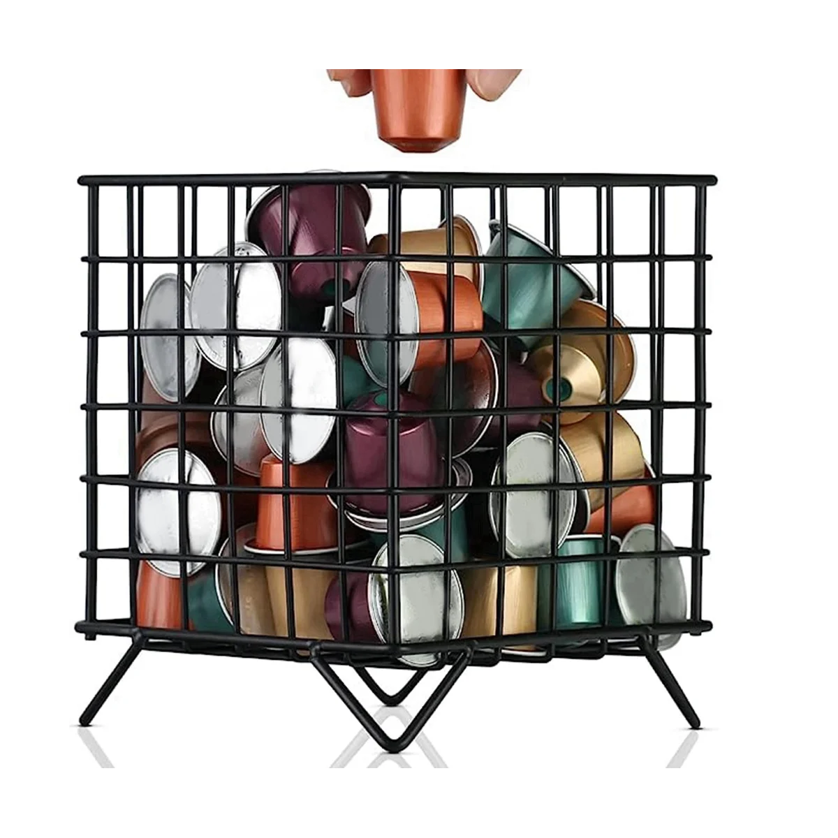 1 Kaffee pad halter, Kapazität k Getränke halter und Kaffee aufbewahrung organisator für Kaffees tations organisator