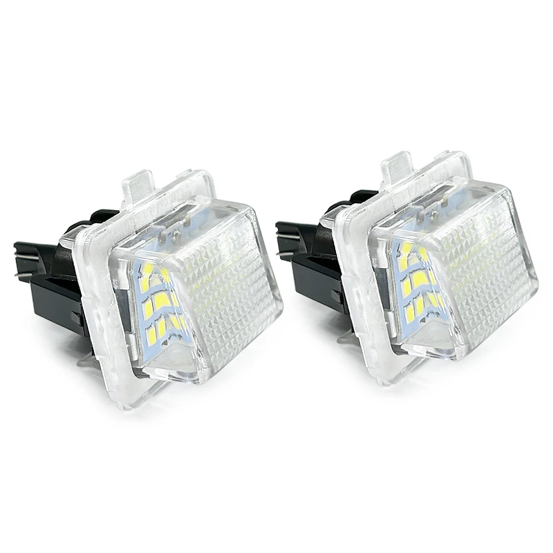 2Pcs LED License Plate Light For Benz C/E/CL/S-Class W204 S204 W212 S212 C207 A207 C216 W221 Rerplace OEM A2218200856