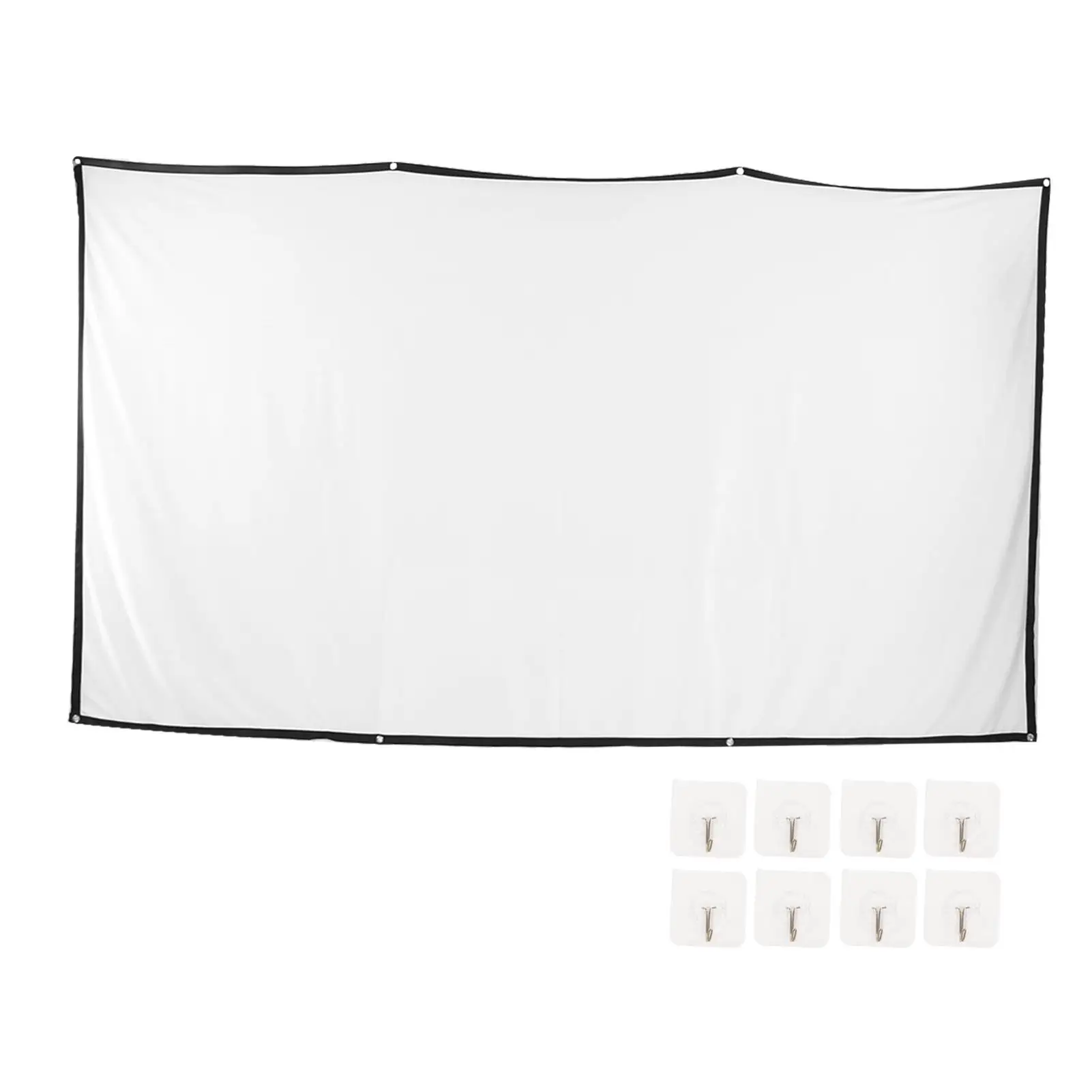 

Outdoor Portable Double Sided Projection Screen 16:9 Crease Resistant Foldable Ideal for home Theater and Outdoor Use