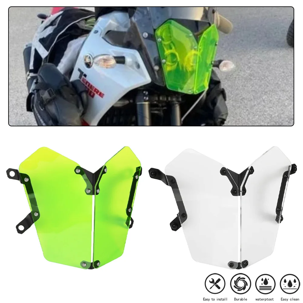 Para YAMAHA TENERE 700 Rally 2019 2020 2021 2022 XTZ 700 Tenere XT700Z XTZ690 T700 cubierta de faro protección rejilla protectores de malla