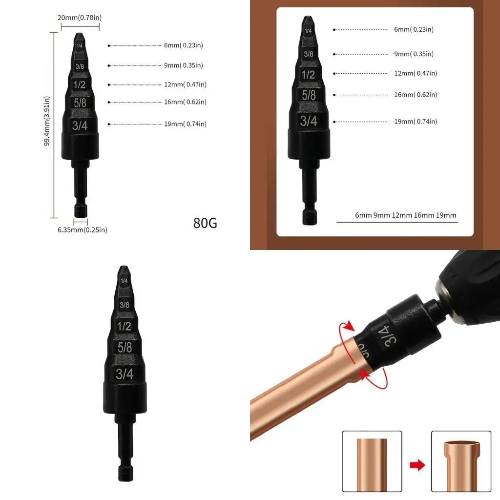 R9UF Copper Tube Expander Manual Pipe Expansion Tool for Repairing Connecting Refrigeration Air Conditioner Pipe 6mm-19mm