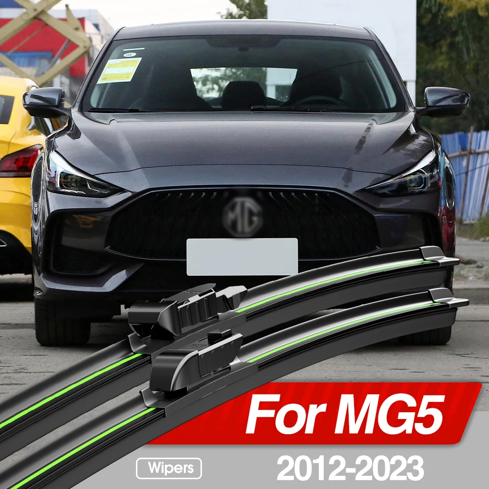 

For MG 5 MG5 2012-2023 Front Windshield Wiper Blades 2pcs Windscreen Window Accessories 2013 2015 2018 2019 2021 2022