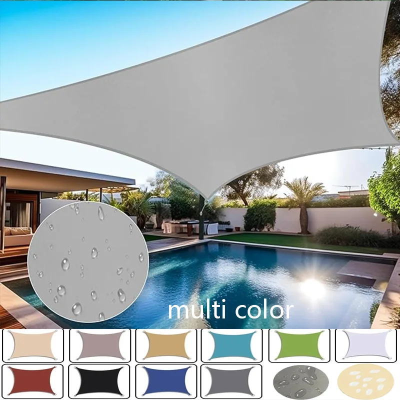 

Outdoor waterproof and sunshade sailboat polyester fiber for garden balcony canopy gardening