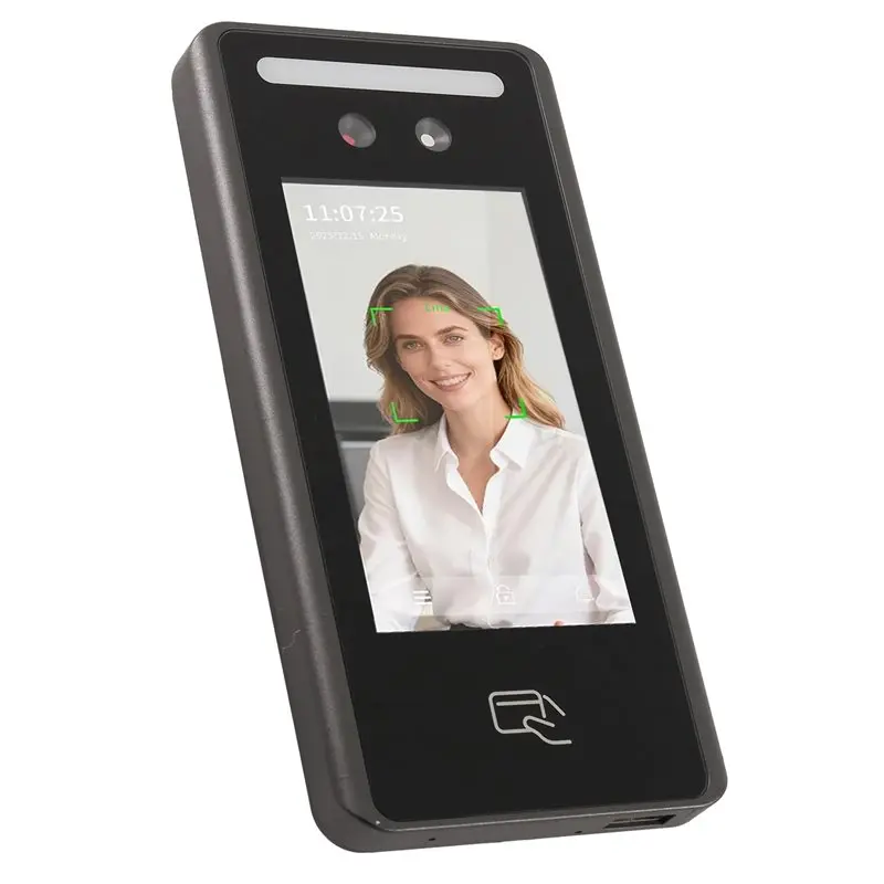 [LXYA68Z!] Access Control System 4.5-Inch Card Reader AI Biometric Wall Mount Face& RFID Recognition Terminal For Time Attendanc