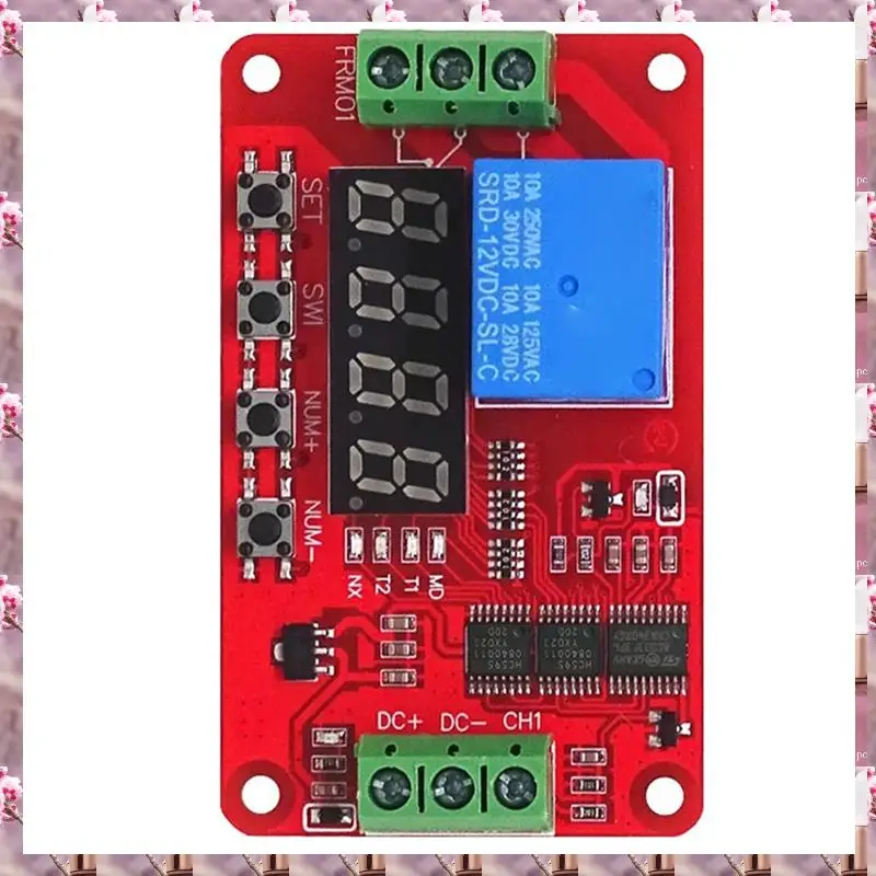 2025 DC 12V 1 Channel Relay Module FRM01 Multifunction Relay Loop Delay Timer Switch Self-Locking Timing Board,DC 12V 1 Channel