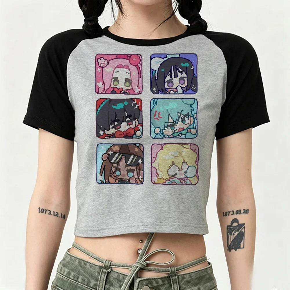 Alien Stage crop top shoujo alternative  emo gyaru tshirt vintage cute alternative  anime korean fashion