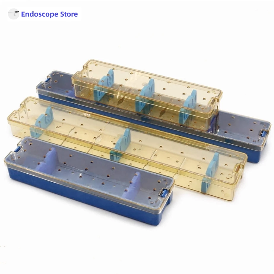 

Endoscope Instruments Disinfection PPSU Resin Case Box Basket Cage Autoclave High Temperature Resistant With Silicone Card Slot