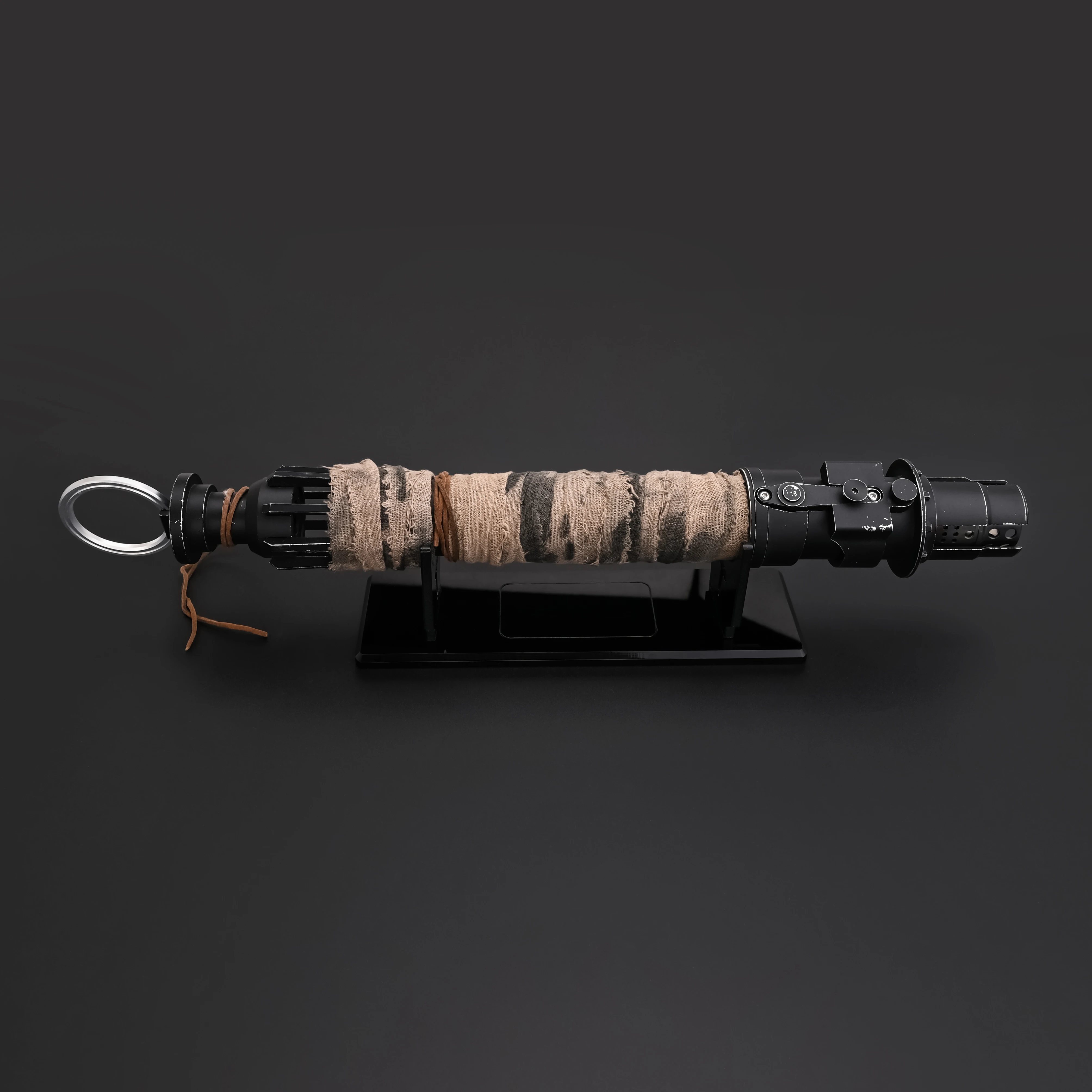 TXQSABER Boone Kestis Smooth Swing Lightsaber Neo Pixel Heavy Dueling Metal Hilt Sword with WS2812 Blade Melt Force Drap