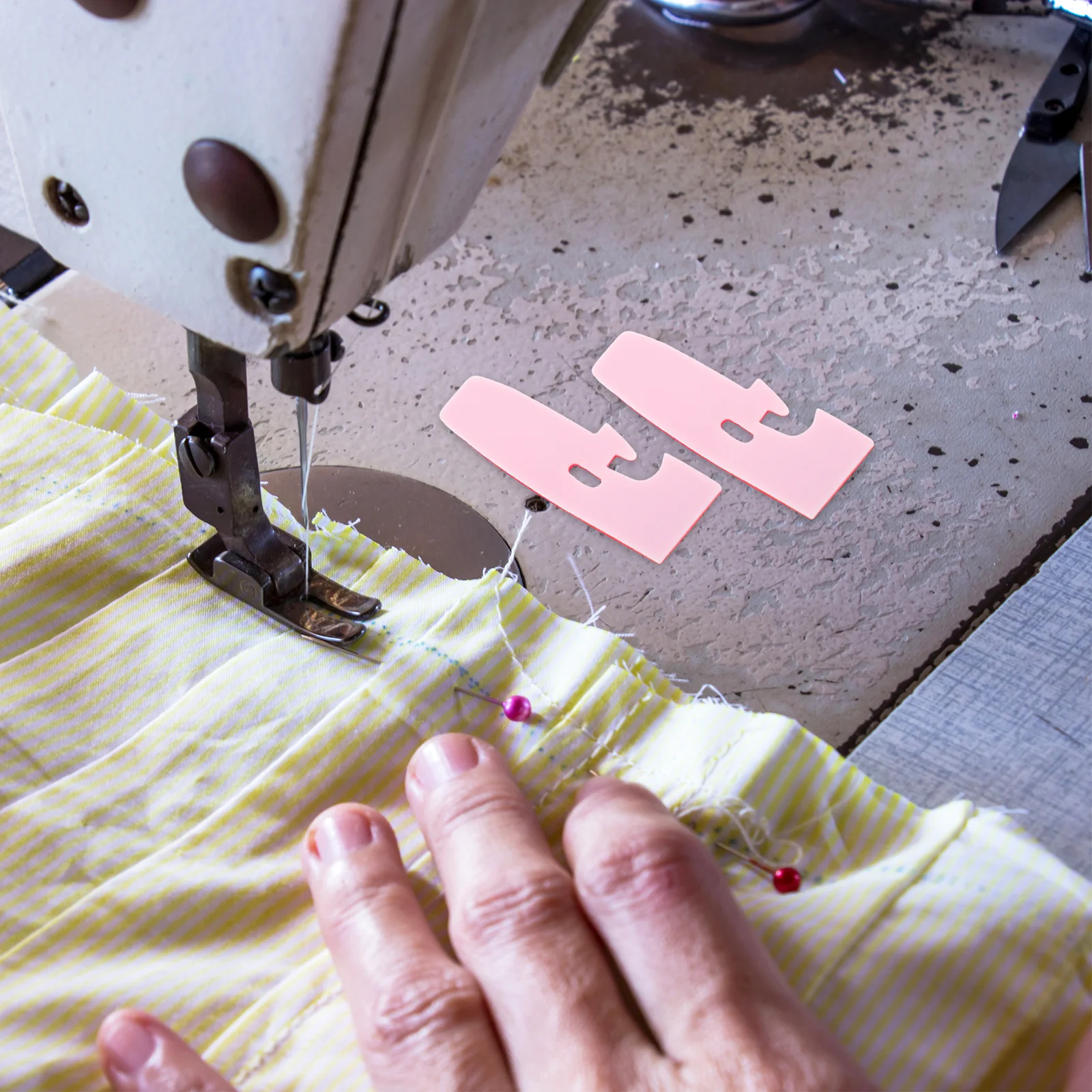 10 шт. прочный пластиковый чехол для прижимной лапки для ног, износостойкий, универсальный, совместимый, прижимная лапка для певца