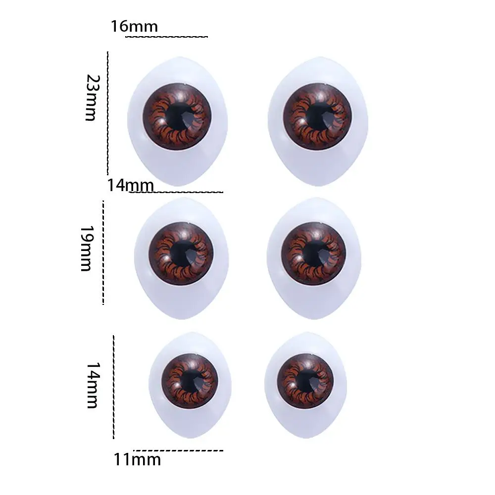 人形作り 恐竜の目 ぬいぐるみの目 フェイクアイズ 人形の安全な目 BJD人形の目 DIYの目 プラスチック人形の目