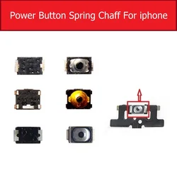 Volume Power button Switch for iPhone 4 4s 5 5s 5c SE 6 6S 7 8 Plus key keypad of micro spring shell on power button Flex cable