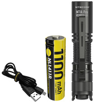 Genuine Nitecore MT1APro 800 Lumen Flashlight 1100mAh NL1411R 14500 USB Rechargeable Battery Camping Hiking Emergency Night Walk