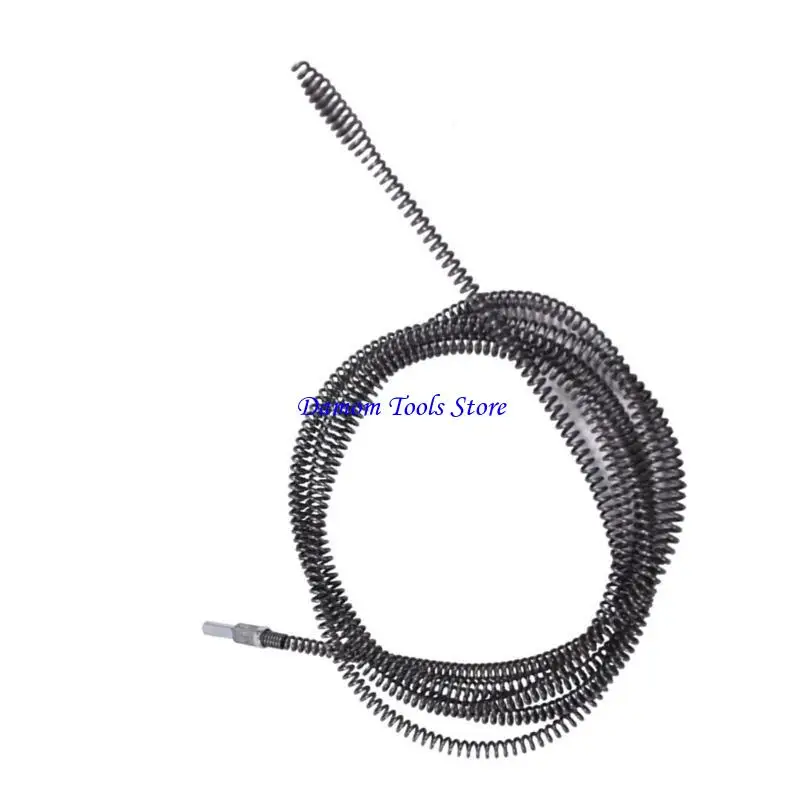 57BE Heavy Duty Steel Electric Drainage Spring Clearing Pipe Unclogger Spring Blockages in Kitchen Sinks & Bathroom Drain