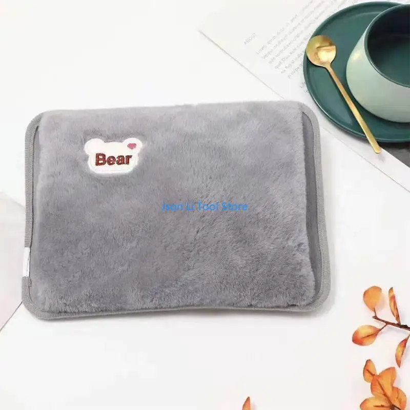 Y08D Cartoon Bear Electric Hot Water Back Eu Перегуляется теплый ручной карман