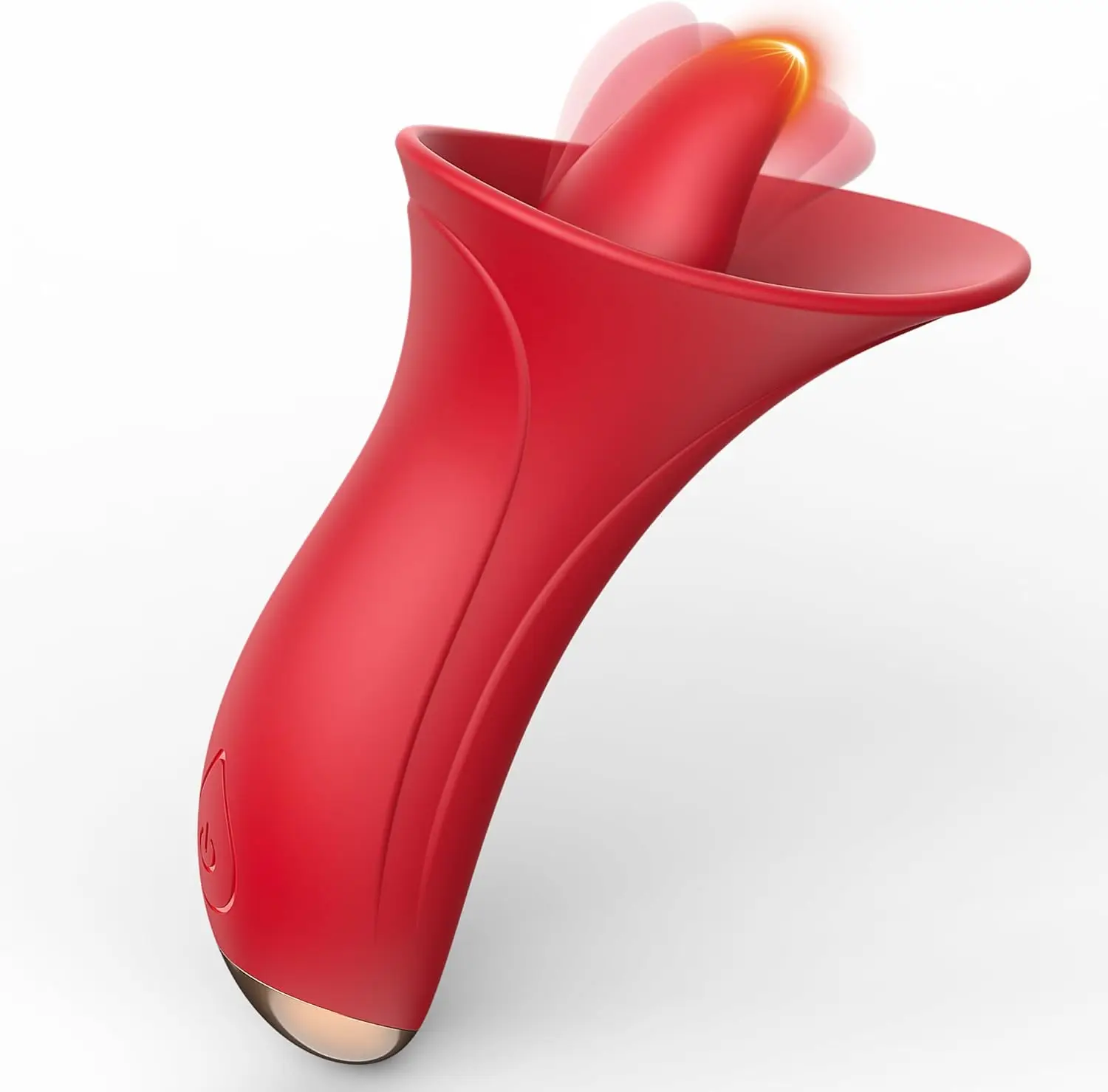 هزاز لعق البظر ألعاب جنسية وردية للنساء، محفز حلمة البظر 2 في 1 مع 7 لعق اللسان و7 أوضاع تهتز #1