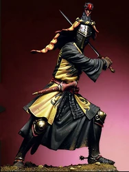1/24 75mm ancient warrior stand with sword  Resin figure Model kits Miniature gk Unassembly Unpainted