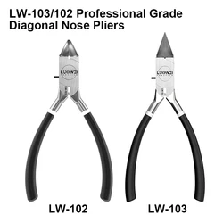 LuoWei LW-102 LW-103 Professional Diagonal Pliers Soldering Wire Cutter Electronic Wire Stripping PCB Board Product Repair Tool