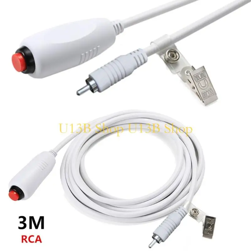 U13B Nurse Call Cord Push Button Cable with Bed Sheet Clip Cable for Nurse Station