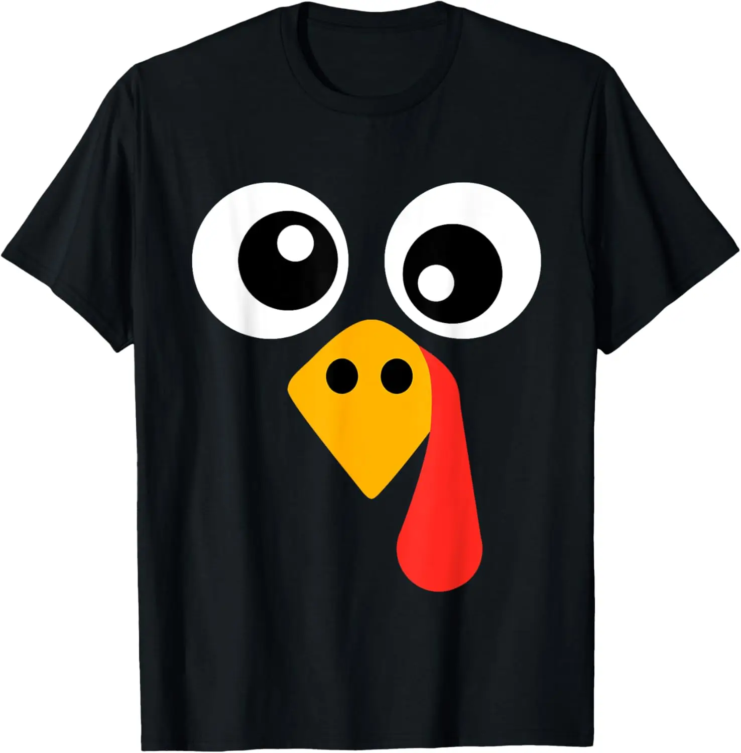 

Funny turkey face for thanksgiving kids and family T-Shirt
