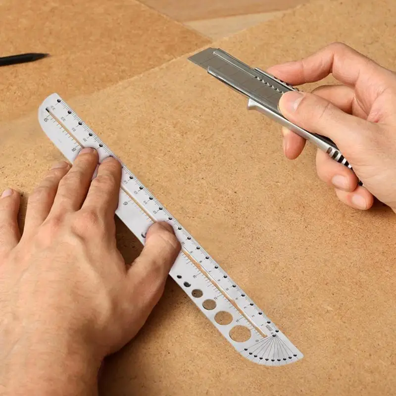 Architect Scale Ruler Stainless Steel Scale Ruler Metal Ruler Scale Ruler Multifunctional Drafting Tools & Kits For Architects