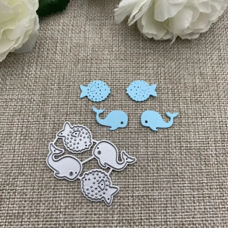 Ocean ship animal shell Metal Cutting Dies For DIY Scrapbooking Decorative Embossing Handcraft Die Cutting Template Mold