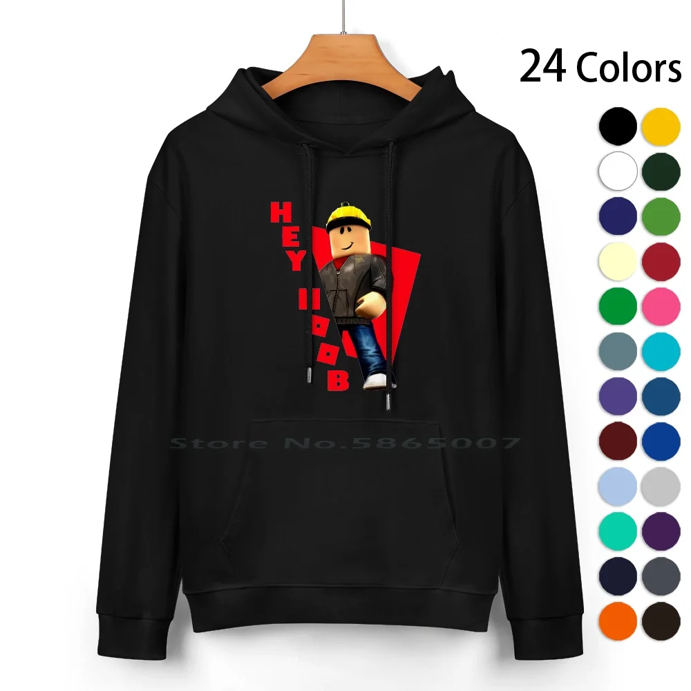 

Худи из чистого хлопка Hey, Noob, 24 цвета