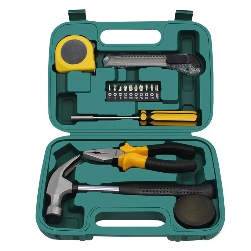 17-piece set of household hardware toolbox set, real estate, banking, insurance, advertising gifts