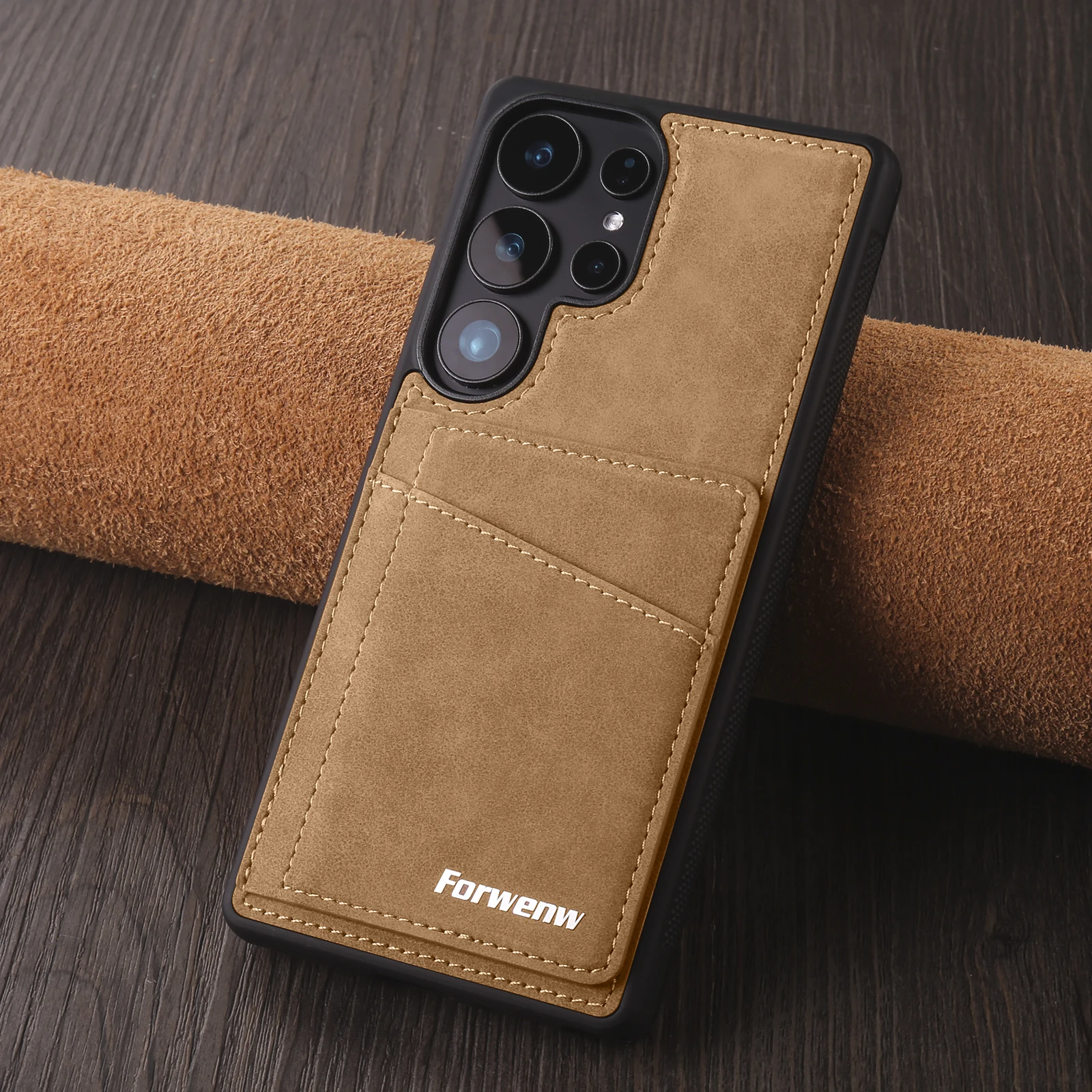 Leren hoesje voor Samsung Galaxy S25 Edge S26 S24 Ultra S23 S22 S21 Plus S20 FE A16 A36 A56 A15 A35 A55 A54 A14 A17 telefoonhoes