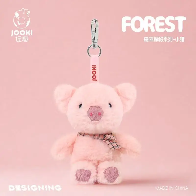 Le dernier pendentif de sac à dos de cochon de simulation de Jellecat rempli de jouets en peluche, cadeaux d'anniversaire pour enfants mignons de dessin animé, poupée amusante