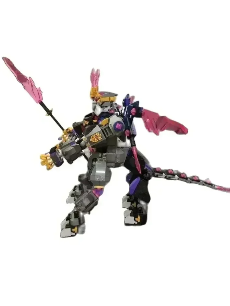 Crystal King Mech รุ่น Mech Dragon Building block ของเล่นของขวัญวันเกิดของขวัญเด็กผู้ชาย