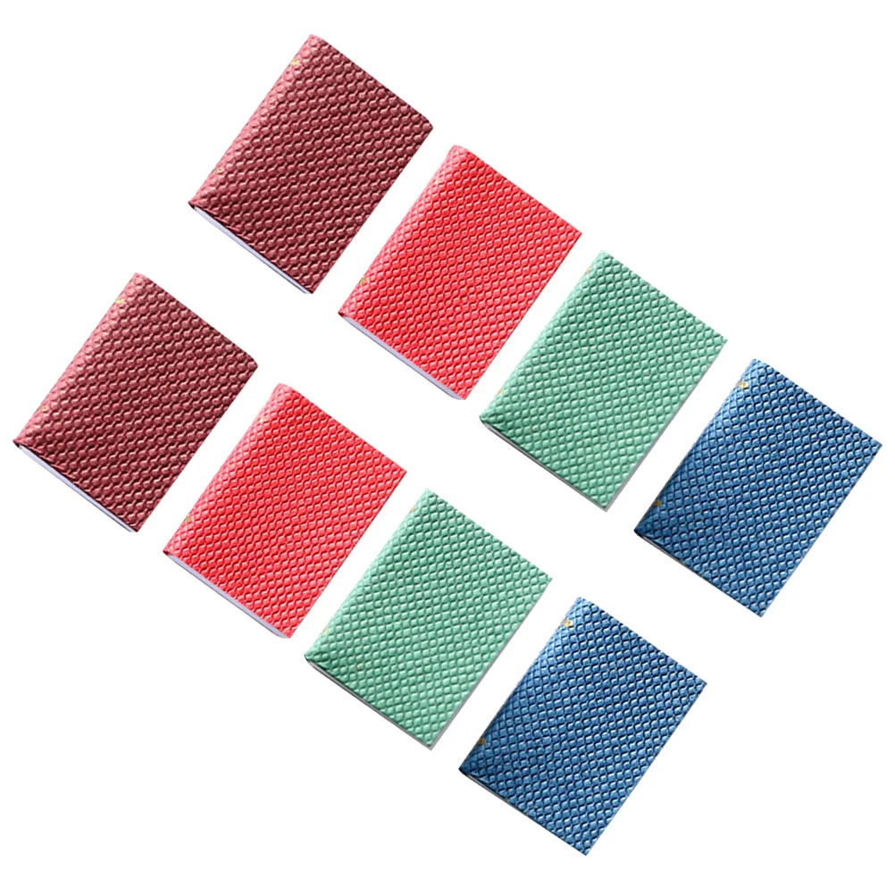 

8Pcs Book Props Mini Books for Mini House Decor Small House Accessory Detailed Paper Craft Ornament for Dollhouse Scene