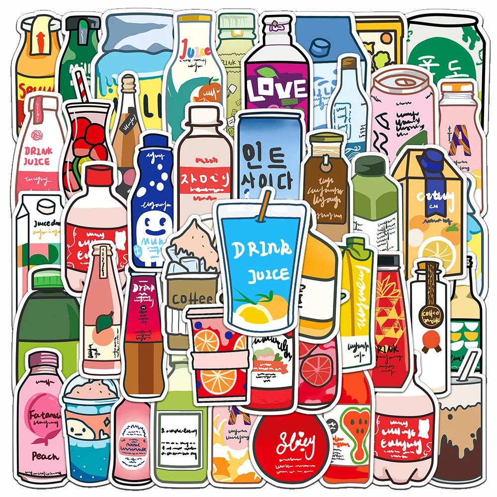 10/30/50 szt. Kolorowe naklejki z motywami anime do napojów, naklejki DIY z kreskówkami do graffiti, do pamiętnika, scrapbookingu, na butelki z wodą, walizki, naklejki, zabawki