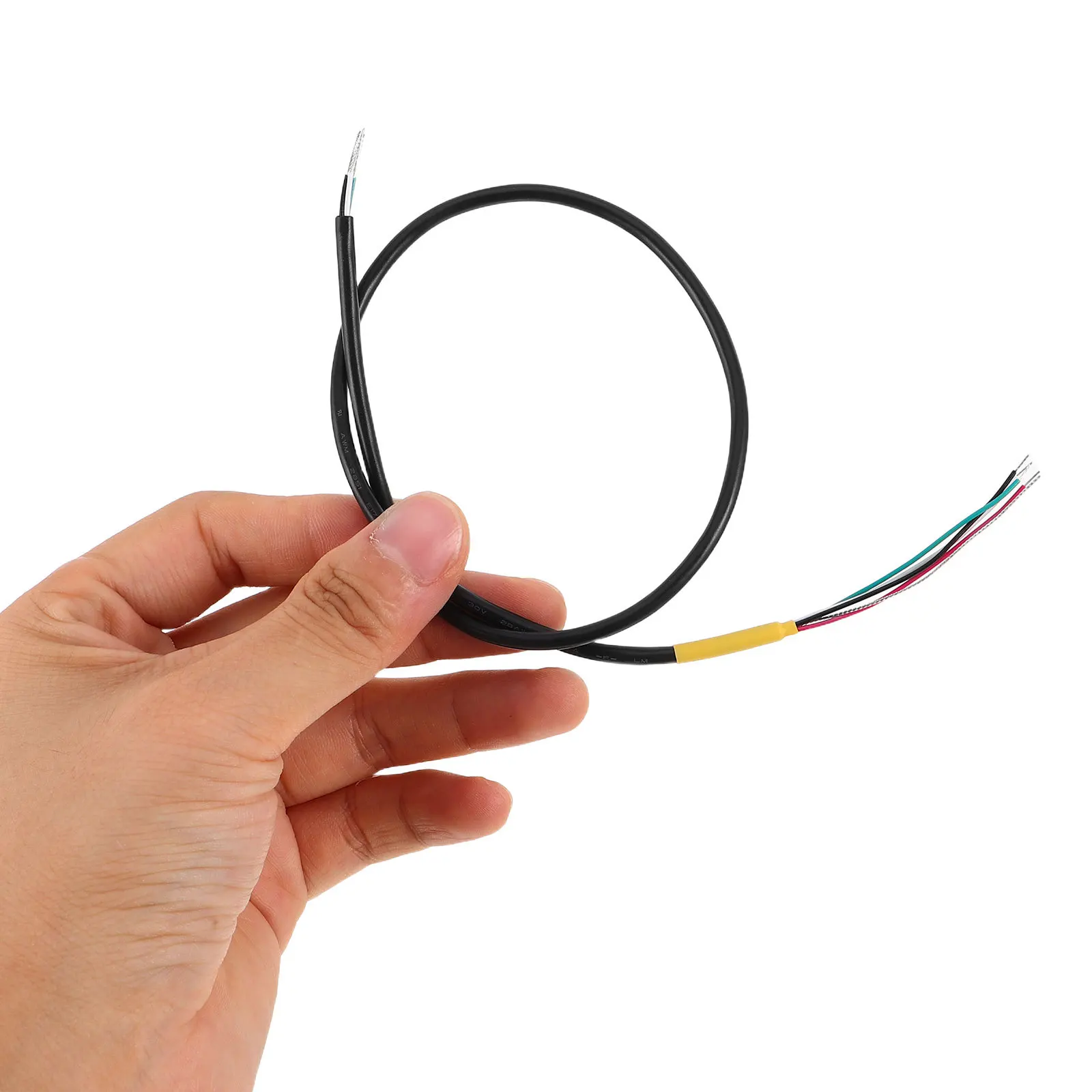 

4Pcs Electric Guitar Pickup Wiring Harness Kit 4 Conductor Shielded Wire Cable Guitar Circuit Hookup Repair Accessories