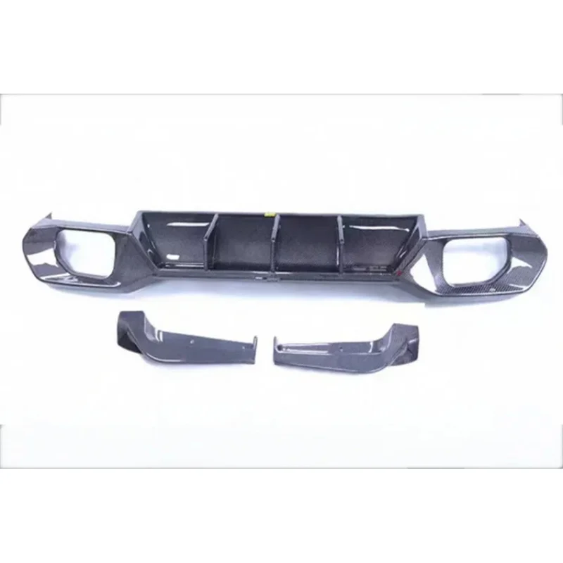 

High-Quality Real Carbon Fiber Rear Bumper Lip Spoiler Kit