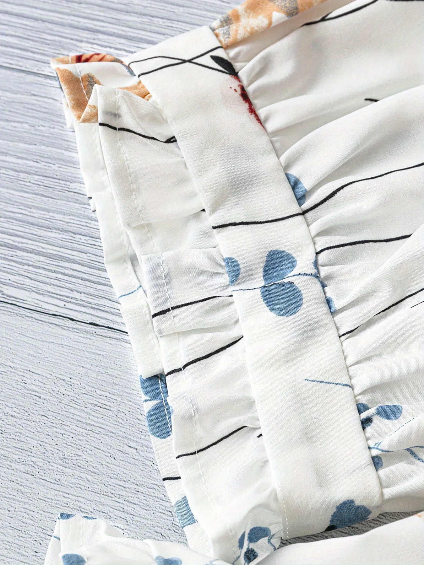 Women's Plus-Size Elegant Printed Button-Down Shirt – Summer Vacation Lapel Half-Sleeve Top image 3