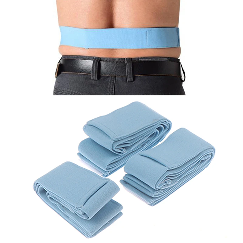 1PC New Blue Peritoneal Dialysis Conduit Belt Adjustable Breathable Abdominal Back Support Protection Therapy