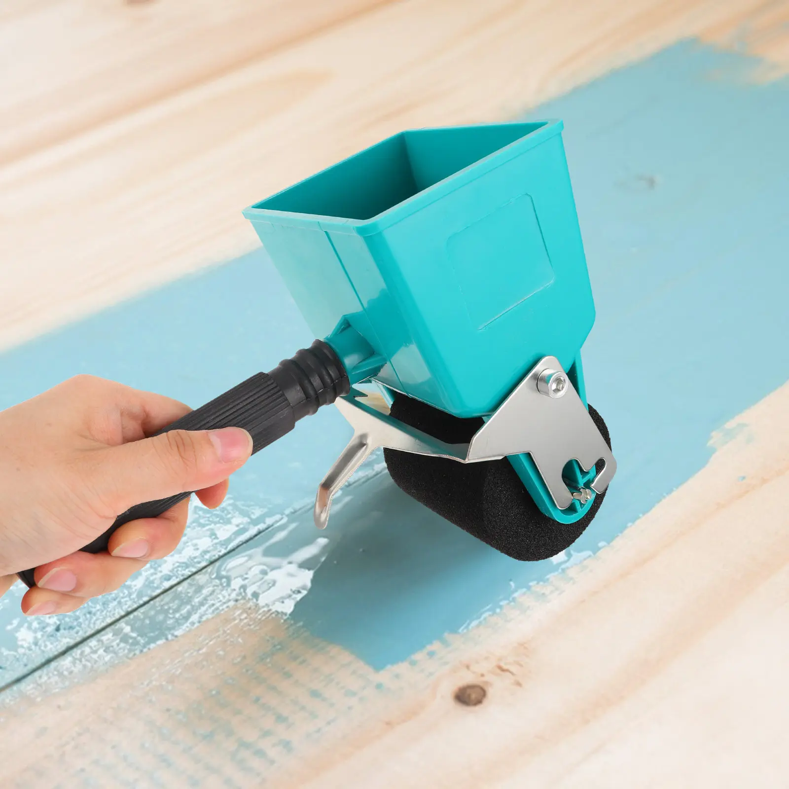 

Glue Applicator Roller Handheld Manual Glue Roller for Wallpaper Pasting Box Gluing DIY Woodworking Portable Adjustable Even