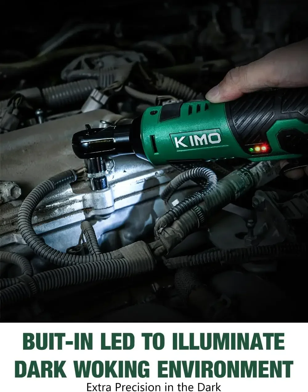 

Беспроводной электрический гайковерт с быстрой доставкой, 40 фут-фунтов, 400 об/мин, 12В, 3/8 дюйма, с зарядным устройством на 60 минут, 7 режимов