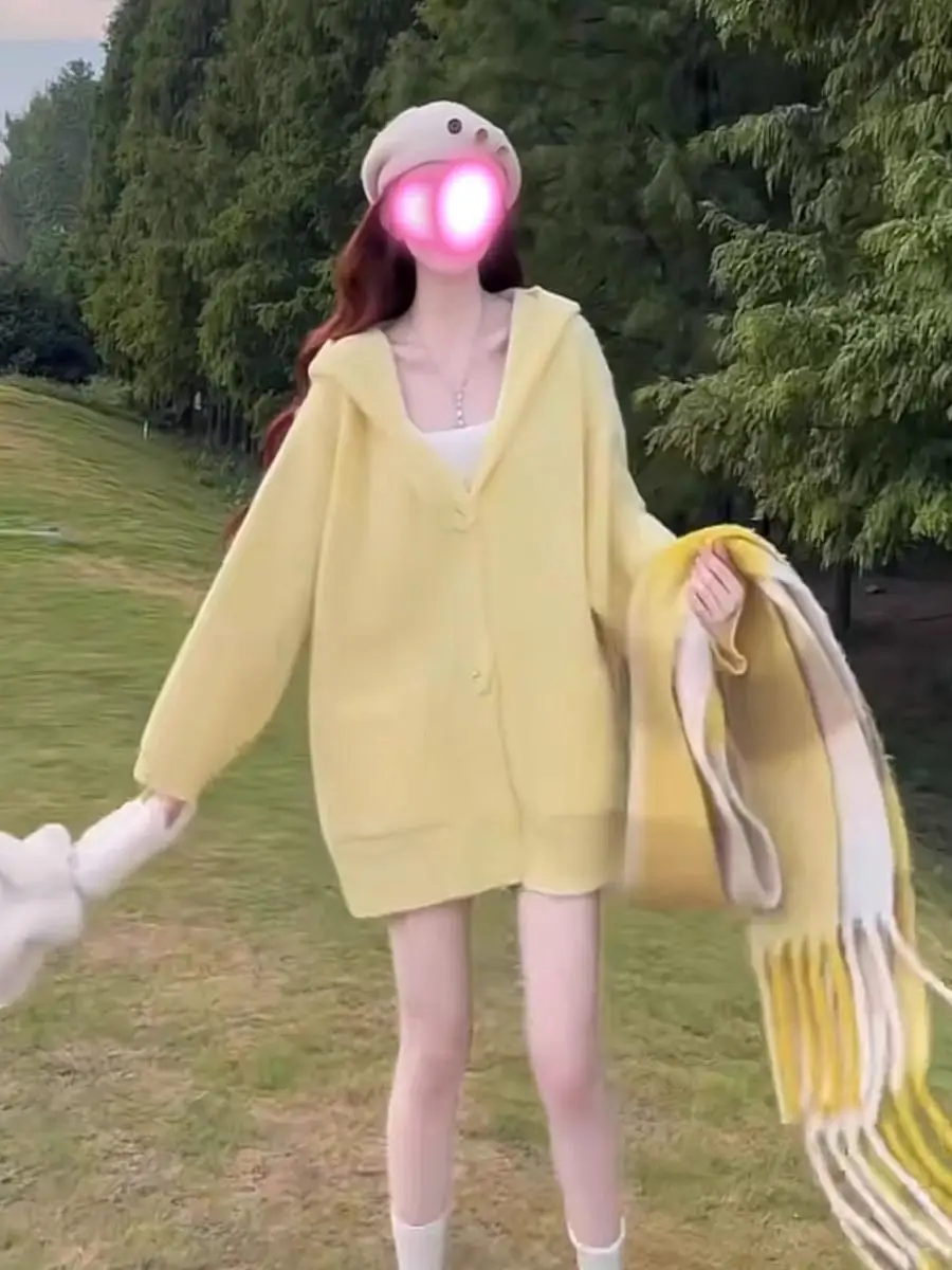 

Свитера Джемперы Кардиганы Женские Женские Модальные Жаккардовые Узоры Свободные Субкультура Инди Хипстер Винтаж Ретро Эстетический Классический OL