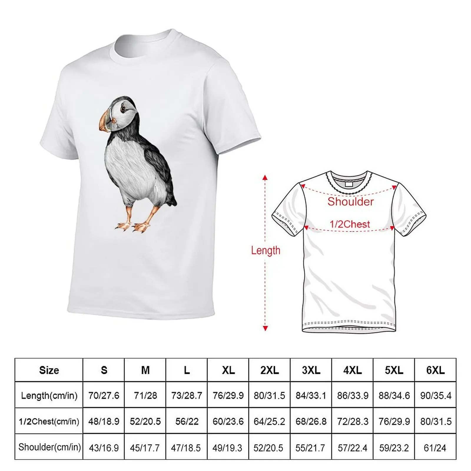 Little Puffin T-Shirt fashion shirts sublime plain white t shirts men