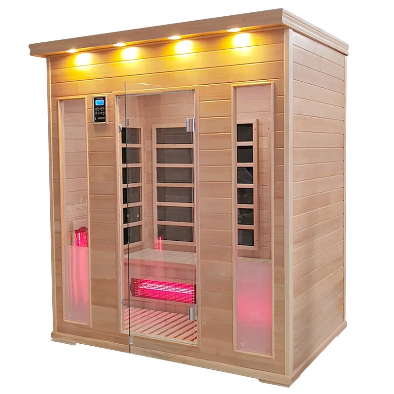 

Supply solid wood steam room Hemlock dry steam beauty salon, commercial far-infrared room