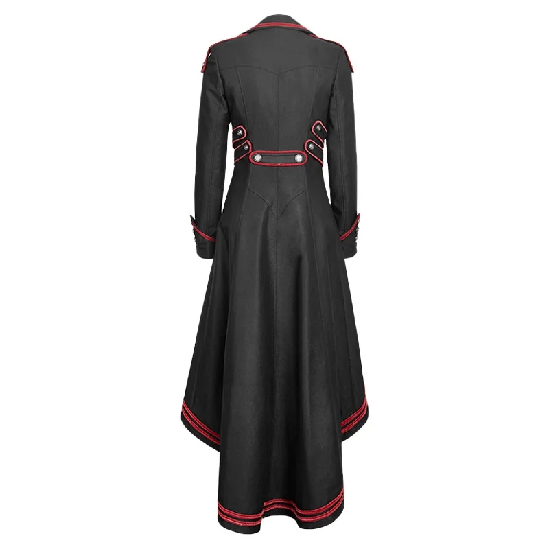 Manteau gothique médiéval rétro pour femmes, queue eBay transfrontalier Fsy, Production chinoise, vêtements d'automne pour dames