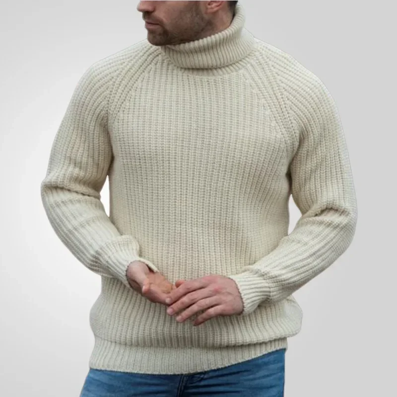 بلوفرات رجالية سترات ذات ياقة مدورة قطع علوية محبوكة بأكمام كاملة فضفاضة غير رسمية متماسكة سميكة لخريف وشتاء جديد