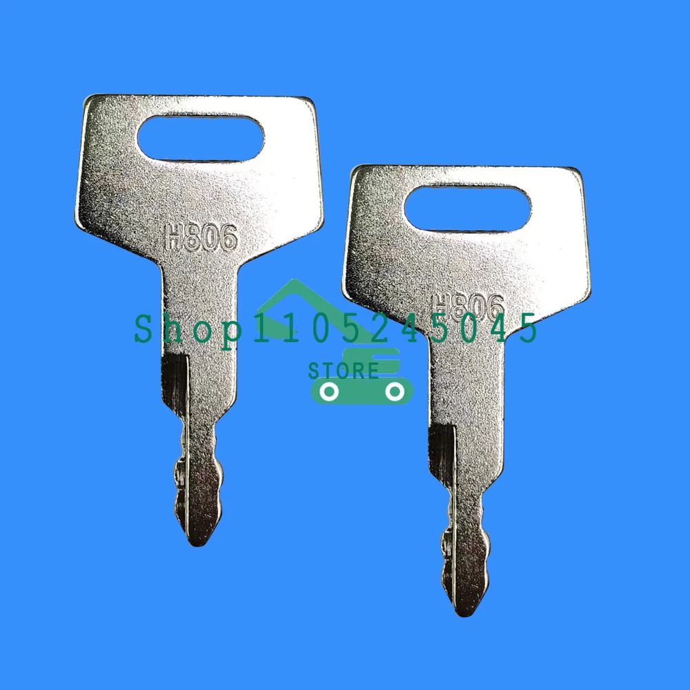 1/5/10PCS Ignition Keys H806 for Takeuchi Excavator Track Loader BU1698X2 Open Door Lock Key New