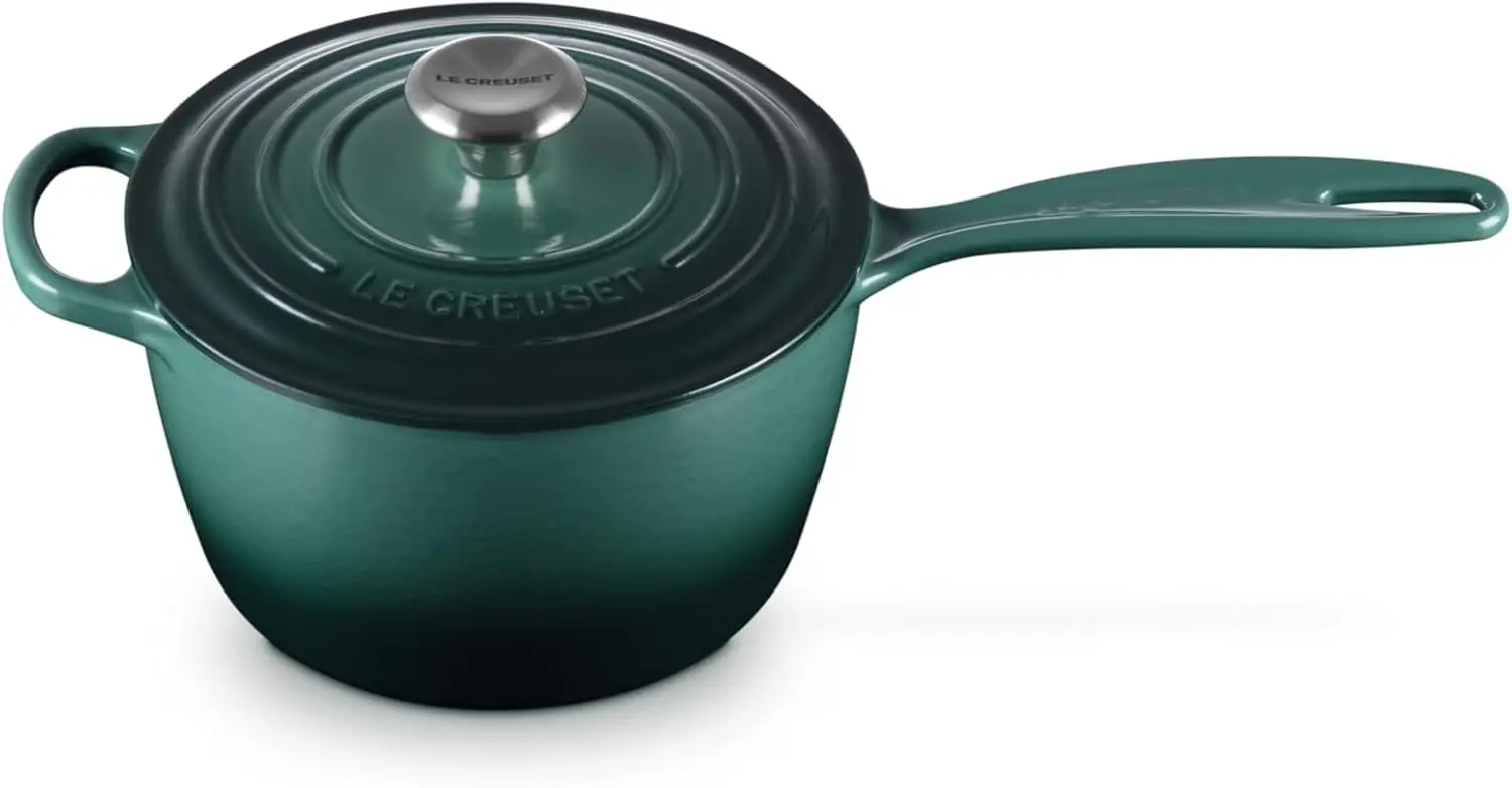 Cacerola de firma de hierro fundido esmaltado, 2,25 qt., Artichout