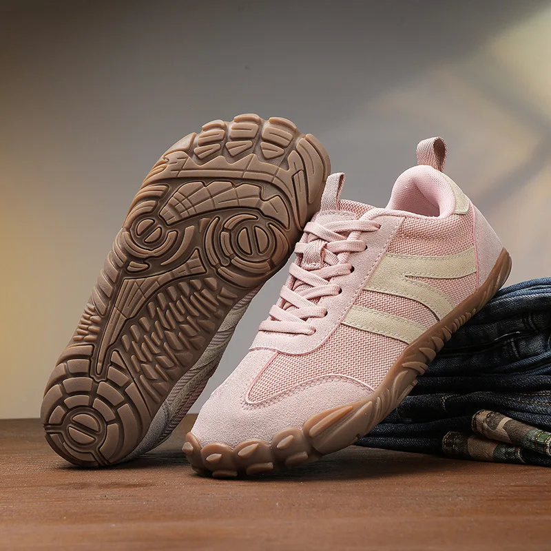 2026 New Wide Toe Barefoot Shoes Mens Womens Zero Drop Minimalist Sneakers Retro Outdoor Non Slip Walking Shoes Casual Sneaker