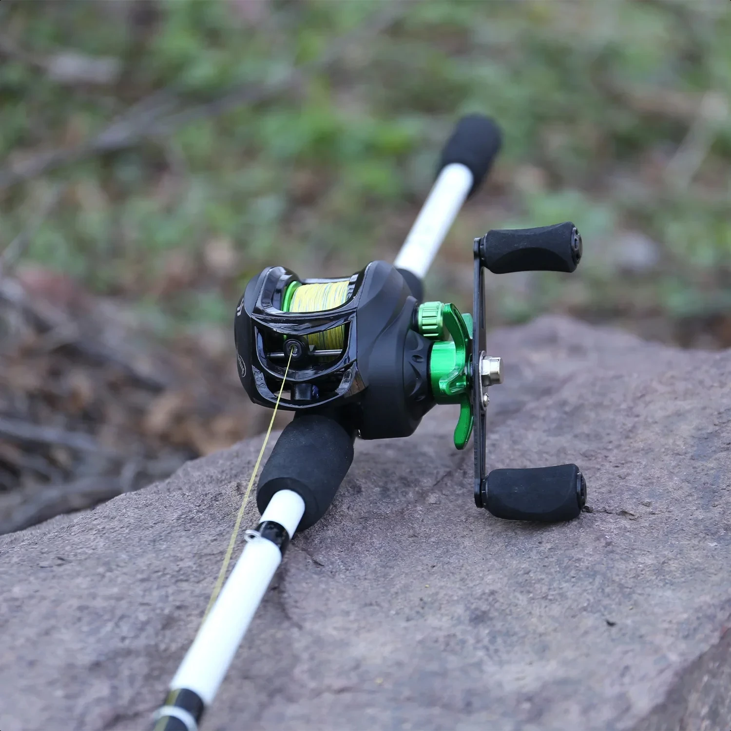 Sougayilan 베이트 캐스팅 낚싯대 및 릴 세트 | 7.2:1 기어 비율 | 민물 농어 낚시