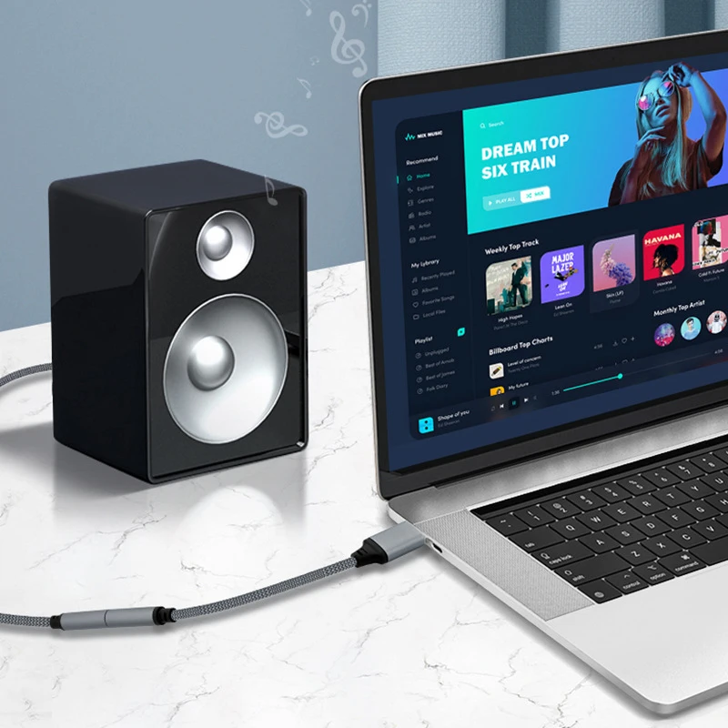 0.5 متر/1 متر/2 متر/3 متر USB ذكر إلى 3.5 مللي متر أنثى الصوت مهايئ الرافعة TRRS جاك المتكلم محول سماعة خارجية ستيريو كارت الصوت 24bit 9 #5