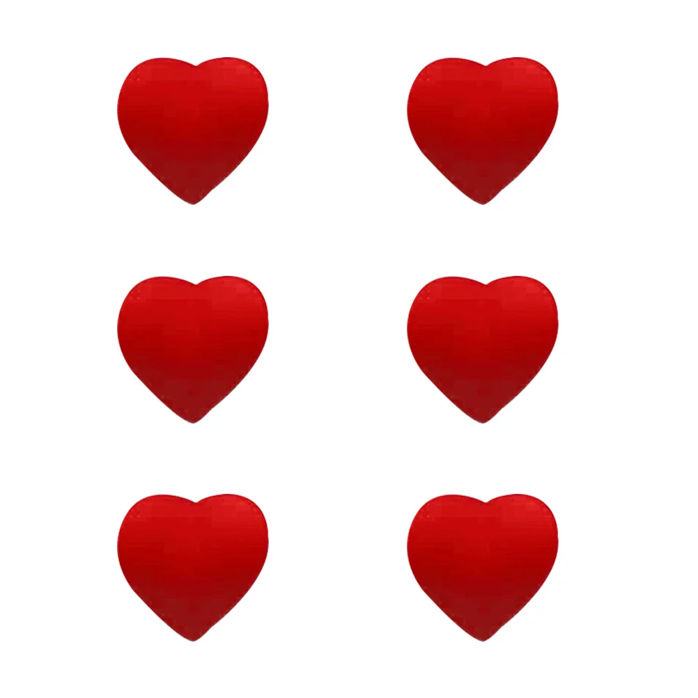 6 Pcs Red Tennis Balls Absorber Racket Accessory Silicone Damper Silica Gel